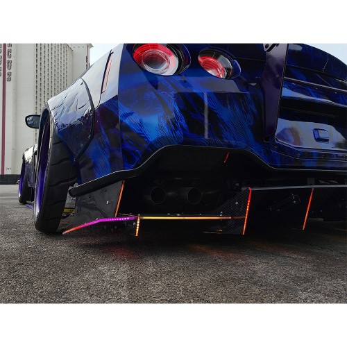 2009+ Nissan GT-R Rear Diffuser Overnight Grafix