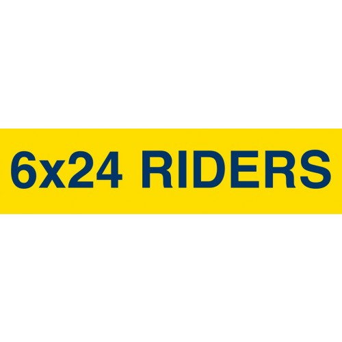 Digital Full Color or 1 Color Real Estate Rider signs 6 quot x 24 quot Yard
