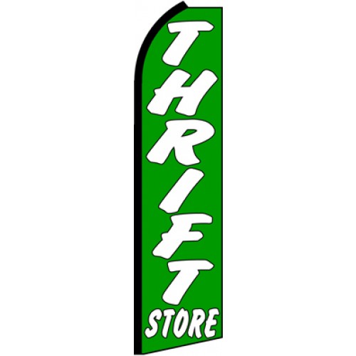 THRIFT STORE  Feather Banner Flag