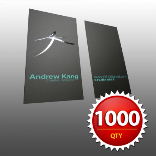 1000 Silk Lamination Business cards With Spot UV Overnight Grafix