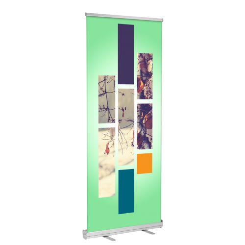 Standard Retractable Banner Stand  24"x81"  (Stand + Insert)
