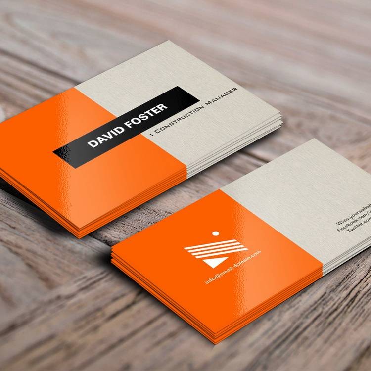 Business Cards with Full UV on the front only, No UV coating on the back 2  X 3.5 14PT Free Ground Shipping