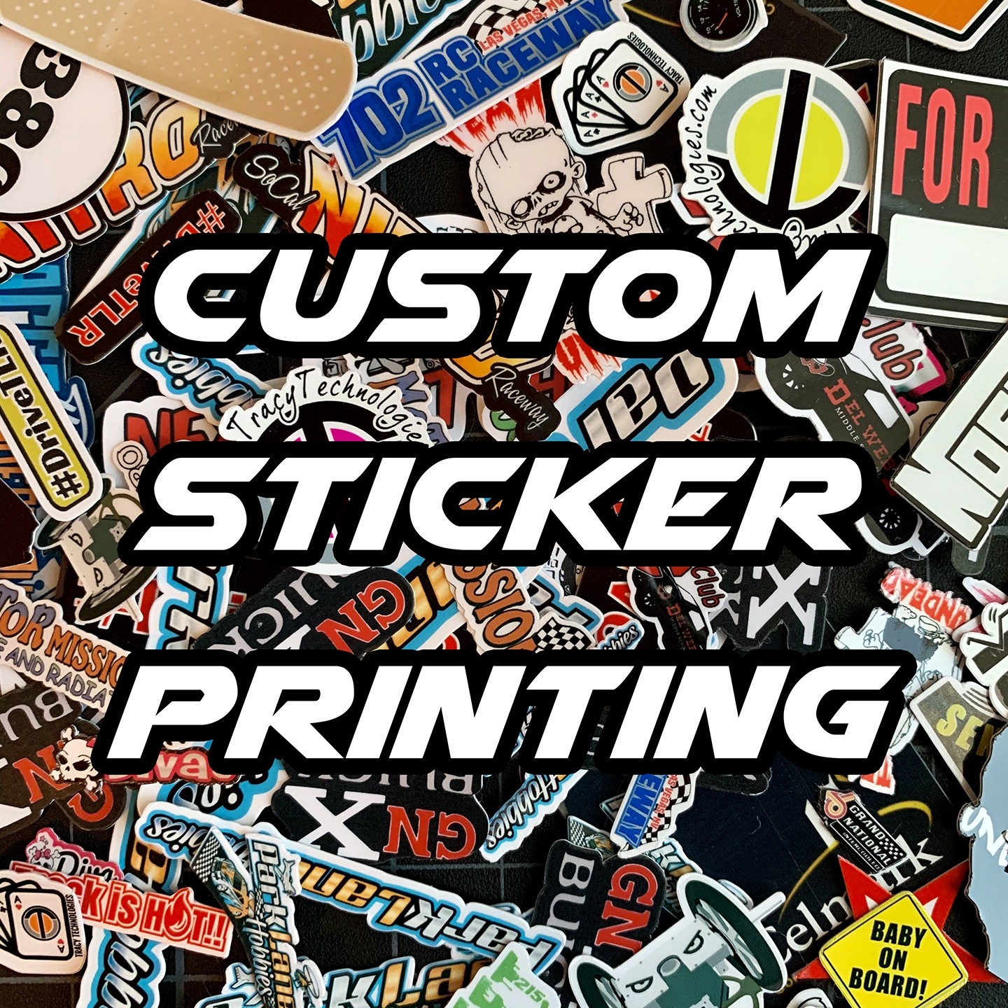 Custom Die Cut Stickers - Free Shipping