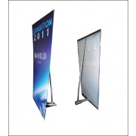 L Table Top Banner Stand