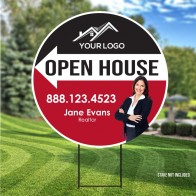 Custom Digital Full color Round 23" x 23" Yard Signs