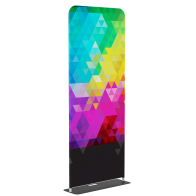 Banner Stand Tension Fabric Stand 36"x90" Tool-free installation EZ setup tube hardware Great POP display