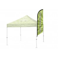 Tent Angled Feather Flag Medium   FREE GROUND SHIPPING Next Day Print