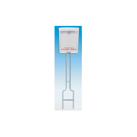 Brochure holder with stake