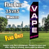 VAPE SHOP (Black/PINKSMOKE) Econo Feather Banner Flag
