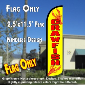 crawfish flutter feather banner flag