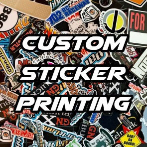 100 3x4 Custom Die Cut Stickers