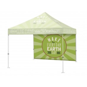 Custom Trade Show Display Tent Full Wall with your Logo Full Color 10x10  FREE GROUND SHIPPING Next Day Print