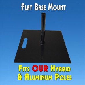Feather Banner Flat Base Mount (Flutter and Windless Poles)