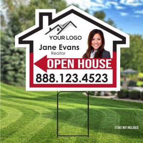 Custom Digital Full color Round 24" x 18" Yard Signs