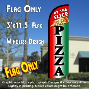 Pack of 20 hardware not included pizza by the slice King Swooper Feather Flag Sign 