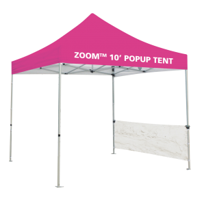 Custom Printed Zoom 10 Popup Tent - Half Wall Kit Only