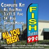 99 cents fish tacos feather flag kit