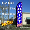 Thrift Store Windless Feather Banner Flag