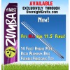 zumba fitness purple and purple feather banner flag