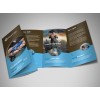 1000 8.5"x11" Tri-Fold Brochures on 100LB Gloss Book with AQ