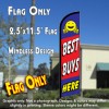 BEST BUYS HERE Windless Feather Banner Flag (2.5 x 11.5 Feet)