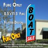 Boat Sale Flutter Feather Banner Flag (11.5 x 2.5 Feet)