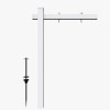 New Colonial - Yard Sign Post Hardware only
