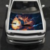 Dragon ball goku Custom hood wrap for cars, car hood decal, truck hood wrap, car hood sticker, truck decal, hood wrap for truck, bonnet wrap, vinyl sticker 
