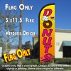 Donuts Windless Polyknit Feather Flag (3 x 11.5 feet)