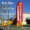 E-CIGARETTES SOLD HERE Flutter Feather Banner Flag (11.5 x 3 Feet)