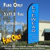 EYEWEAR (Blue) Flutter Feather Banner Flag (11.5 x 3 Feet)