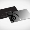1.5" X 3.5" 16PT Silk Laminated Business Cards with Spot UV on both sides