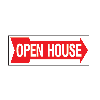 Double Faced Signs - OPEN HOUSE