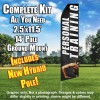 Personal Training (Black and White) Flutter Feather Flag Kit (Flag, Pole, & Ground Mt)