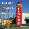 WE FIX FLATS Windless Polyknit Feather Flag (2.5 x 11.5 feet)