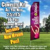 ZUMBA FITNESS Party Yourself Into Shape Feather Flutter Flag Kit 
