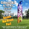 ZUMBA FITNESS Feather Banner Flag Kit Party Colors