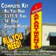 1 Bedroom Apartments Windless Feather Banner Flag Kit (Flag, Pole, & Ground Mt)