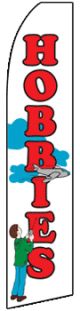 Hobbies Windless Advertising Feather Banner – Flag Only