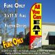 All You Can Eat Windless Advertising Feather Banner – Flag Only
