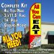 All You Can Eat Windless Advertising Feather Banner – Complete Flag Kit