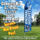 ANIMAL HOSPITAL BLUE feather flags econo banner swooper kit