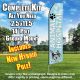 ANIMAL HOSPITAL light blue feather flags econo banner swooper kit