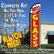 Auto Glass (Checkered) Windless Feather Banner Flag Kit (Flag, Pole, & Ground Mt)