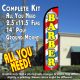 BARBER (Pole/Red) Windless Feather Banner Flag Kit