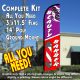Beauty & Barber Windless Feather Banner Flag Kit 