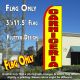 Carniceria (Yellow/Red) Windless Advertising Feather Banner – Flag Only
