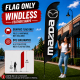 Mazda Windless Advertising Feather Banner – Flag Only
