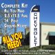 CHEVROLET Flutter Feather Banner Flag Kit (Flag, Pole, & Ground Mt)