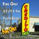 Credito Facil (Yellow/Red) Windless Advertising Feather Banner – Flag Only